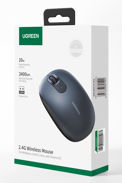 Миша UGREEN MU105 Portable Wireless Deep Blue (6957303895502) - зображення 9