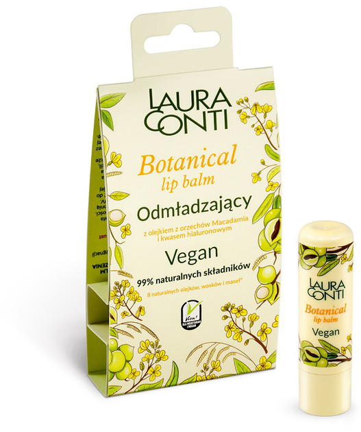 Balsam do ust Laura Conti Botanical odmładzający 4.8 g (5907573410678) - obraz 1