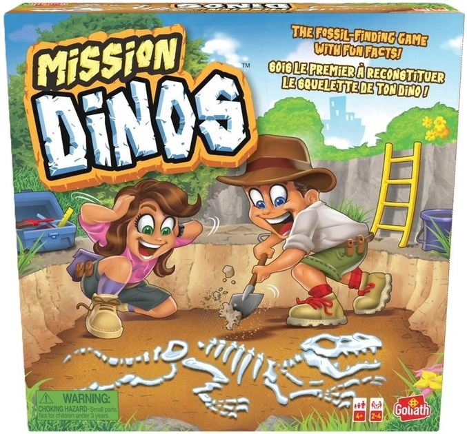 Настільна гра Goliath Mission Dinos (8720077296695) - зображення 2
