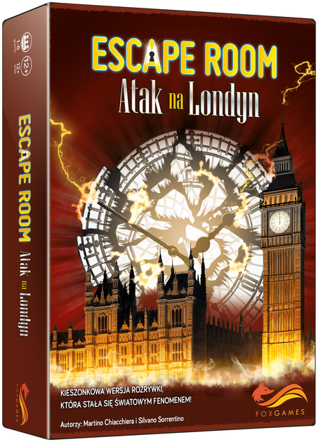 Настільна гра Martino Chiacchiera Sorrentino Silvano Escape Room: Атака на Лондон видання 2 (5907078167855) - зображення 1
