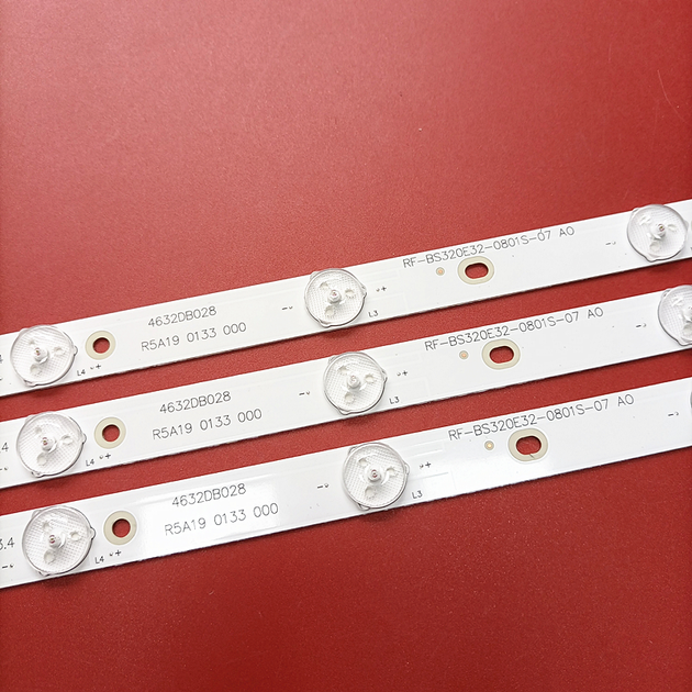 LED підсвітка TV 32" RF-BS320E32-0801S-07 A0 HV320FHB-N00 T100 LED-DH3225BH 32DH3225 3шт. - Фото 3 LED підсвітка TV 32" RF-BS320E32-0801S-07 A0 HV320FHB-N00 T100 LED-DH3225BH 32DH3225 3шт. - изображение 3