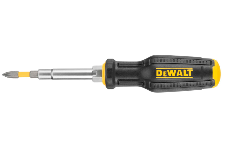 Викрутка - набір DeWALT FULL FIT 6 Way, з бітами 2 шт.: двостороння біта під прямий шліц: 4 та 5.5 мм, двостороння біта під шліц Phillips: PH1 та PH2 DWHT66569-0 - зображення 4