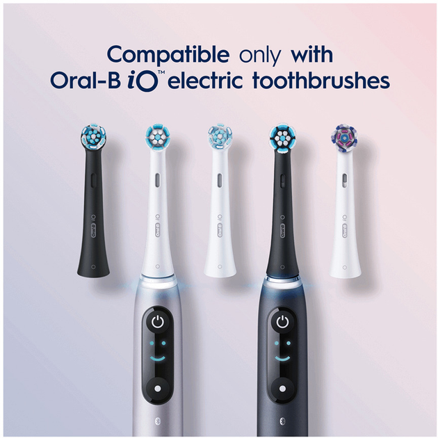 Насадки для зубної щітки Oral-B iO Gentle Care Black 2 шт (4210201419020) - зображення 5