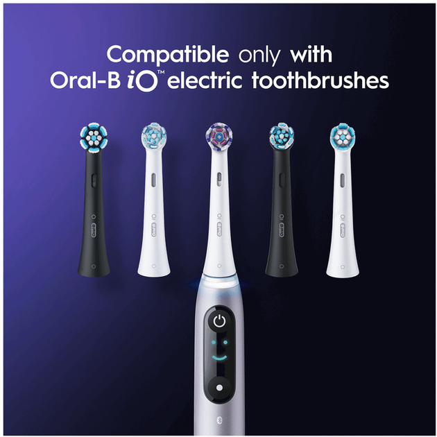 Насадки для зубної щітки Oral-B iO Radiant Білі 4 шт (4210201420330) - зображення 5