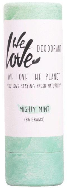 Naturalny dezodorant w sztyfcie We Love The Planet Mighty mint 65 g (8719324977142) - obraz 1