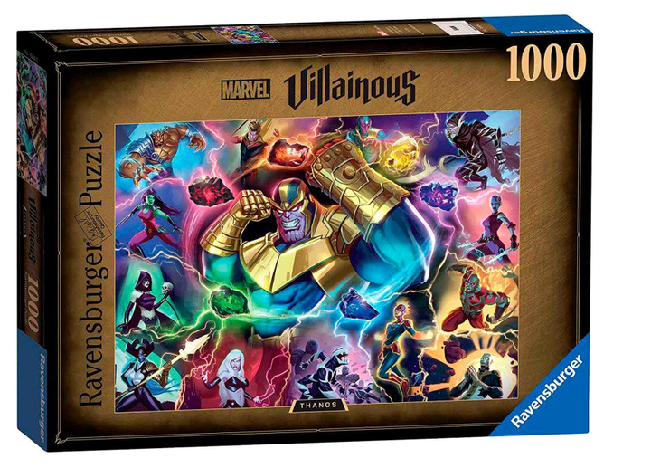 Puzzle Ravensburger Villainous: Thanos 1000 elementów (4005556169047) - obraz 1