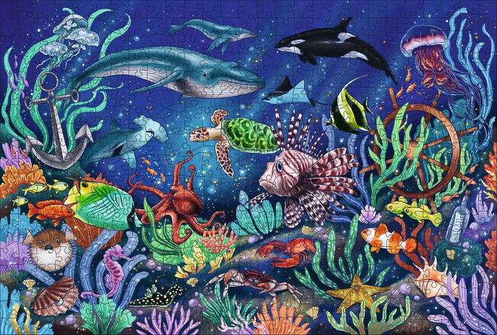 Puzzle drewniane Ravensburger Under the Sea 500 elementów (4005556175154) - obraz 2