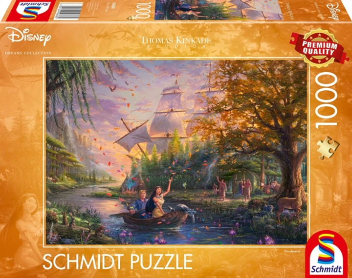 Пазл Schmidt Thomas Kinkade: Disney Pocahontas 1000 елементів (4001504596880) - зображення 1