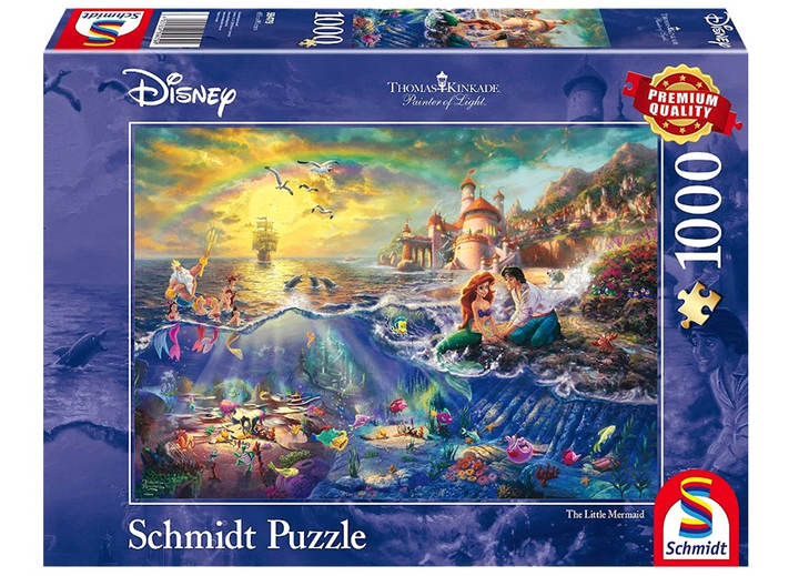 Пазл Schmidt Thomas Kinkade: Disney The Little Mermaid Ariel 1000 елементів (4001504594794) - зображення 1
