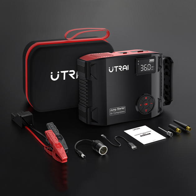 Бустер Utrai Jstar 5 2000A/59.2wh пуско-зарядное устройство, повербанк, насос - изображение 2