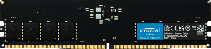 Оперативная память Crucial DDR5-4800 32768MB PC4-38400 (CT32G48C40U5) - изображение 1