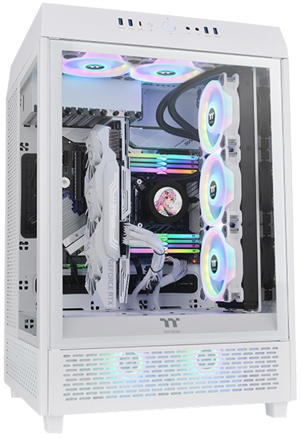 Корпус Thermaltake The Tower 500 Snow White (CA-1X1-00M6WN-00) - зображення 1