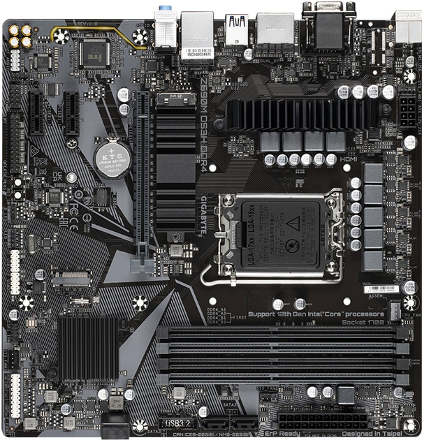 Материнская плата Gigabyte Z690M DS3H DDR4 (s1700, Intel Z690, PCI-Ex16 ...