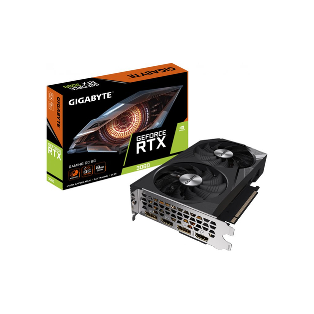 Видеокарта GIGABYTE GeForce RTX3060 8Gb GAMING OC (GV-N3060GAMING OC-8GD) - изображение 1