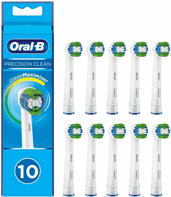 Насадки до зубної щітки Oral-B Precision Clean 10 шт (4210201321903) - зображення 1