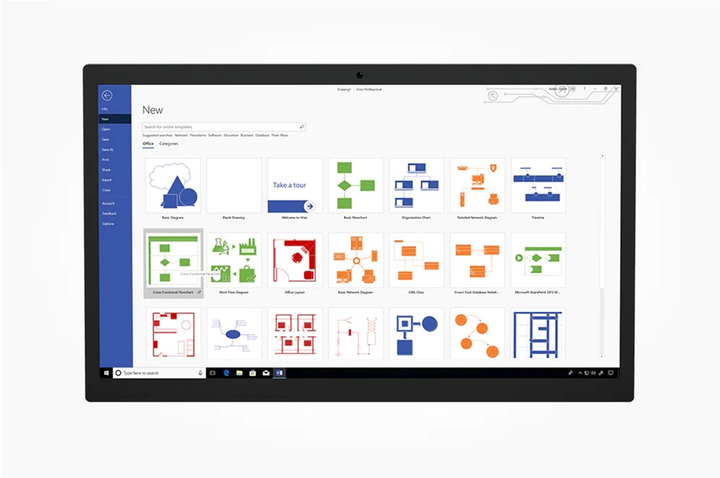 Microsoft Visio Pro 2021 для 1 ПК, ESD - электронная лицензия, все языки (D87-07606) - изображение 3