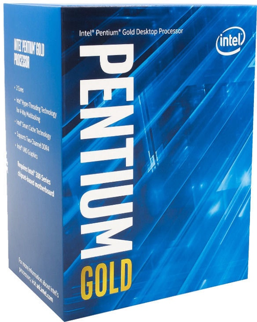 Процесор Intel Pentium Gold G6500 4.1 GHz / 8 GT / s / 4 MB (BX80701G6500) s1200 BOX - зображення 1