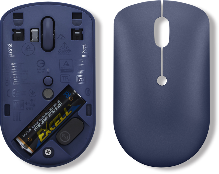 Мышь Lenovo 540 USB-C Wireless Compact Mouse Abyss Blue (GY51D20871) - изображение 6