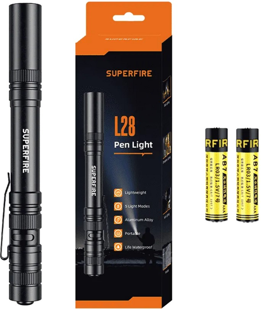 Ліхтар міні компактний водонепроникний SuperFire L28 (6975515771209) - зображення 7