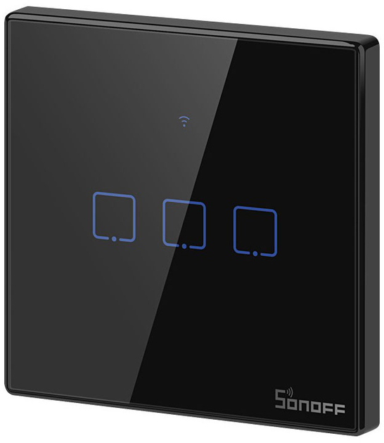 Inteligentny dotykowy Wi-Fi przełącznik Sonoff T3EU3C-TX (IM190314020) - obraz 2