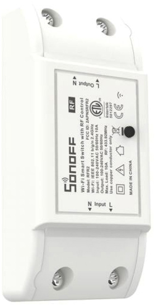 Inteligentny Wi-Fi przełącznik Sonoff c RF 433 mHz (M0802010002) - obraz 3