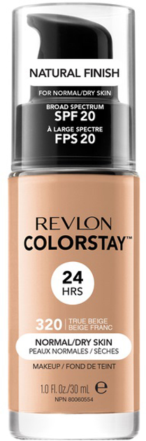Podkład do twarzy Revlon ColorStay Makeup for Normal/Dry Skin SPF20 do cery normalnej i suchej 320 True Beige 30 ml (309974677080) - obraz 1