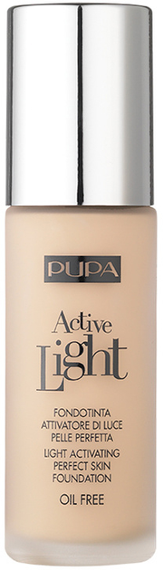 Тональна основа Pupa Milano Active Light Perfect Skin Foundation SPF10 знежирена 011 Beige 30 мл (8011607189083) - зображення 1