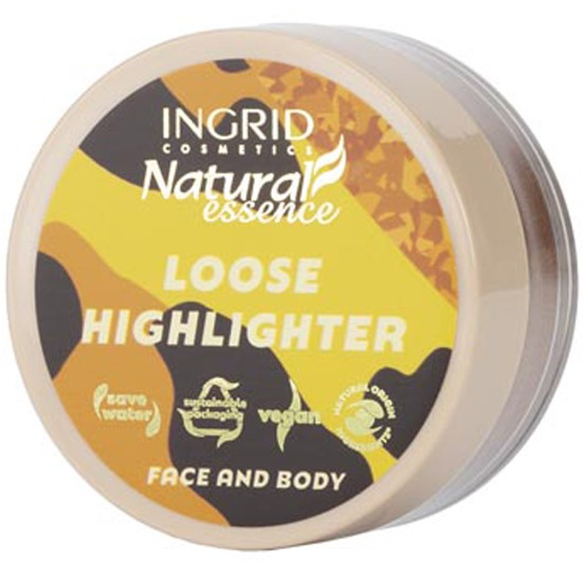 Хайлайтер для обличчя і тіла Ingrid Cosmetics Natural Essence Loose Highlighter розсипчастий 5 г (5902026666534) - зображення 1