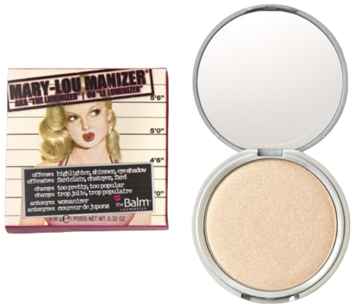 Rozświetlacz do twarzy TheBalm Mary - Lou Manizer w kamieniu 9.06 g (0681619700583) - obraz 1