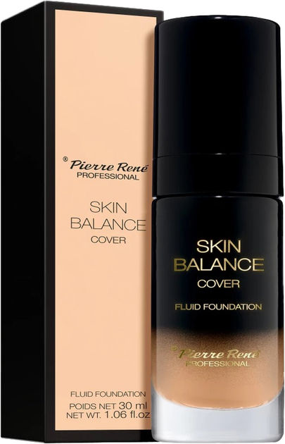 Podkład do twarzy Pierre Rene Skin Balance Cover Fluid Foundation wodoodporny kryjący 23 Nude 30 ml (3700467819715) - obraz 1