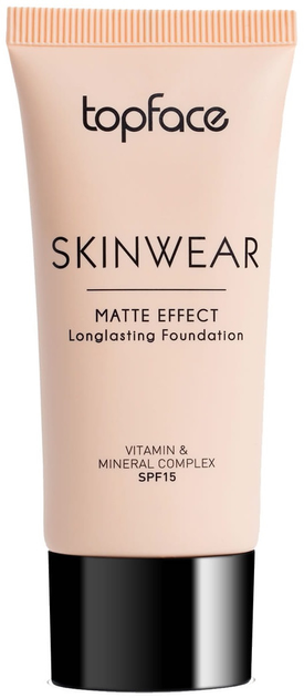 Тональна основа Topface Skinwear Matte Effect Foundation матуюча 002 30 мл (8681217233119) - зображення 1