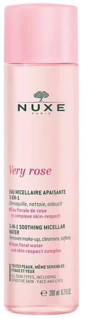 Woda micelarna Nuxe Very Rose łagodząca 3 w 1 200 ml (3264680022043) - obraz 1