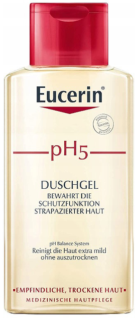 Гель для душу Eucerin pH5 Duschgel Ніжний для сухої та чутливої шкіри 400 мл (4005800259692) - зображення 1