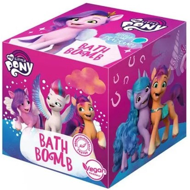 Бомбочка для ванни My Little Pony Bath Bombs and Tabs шипуча ожина 165 г (5060537181479) - зображення 1