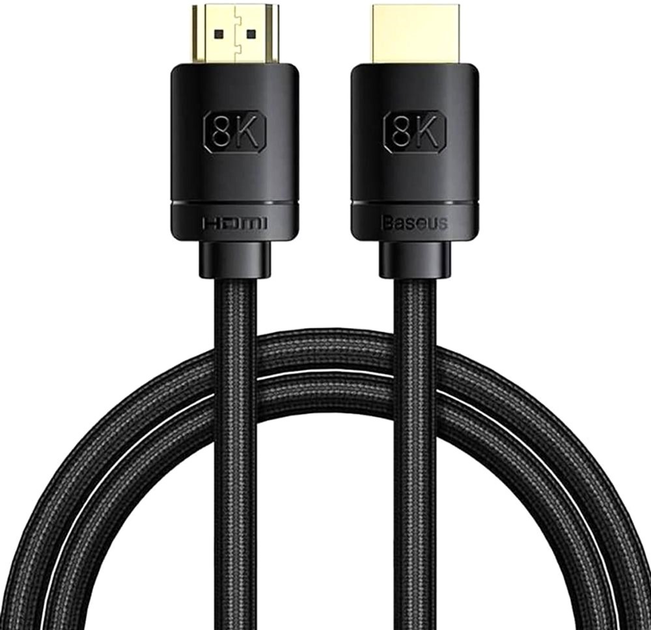 Кабель Baseus HDMI м - M, 1 м, V2.1 8K, High Definition Series Black ...