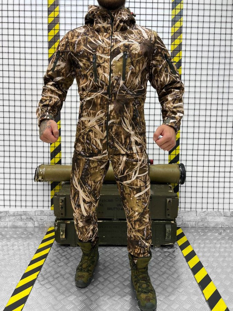Тактический маскировочный костюм SoftShell Камуфляж 2XL - изображение 1