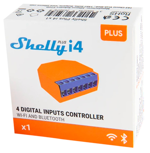 Контролер Shelly "Plus i4" з Wi-Fi та чотирма цифровими входами (3800235265079) - зображення 4