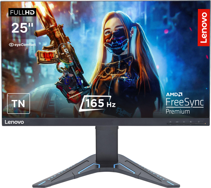 Монитор 24.5" Lenovo G25-20 (66D6GAC2UA) - изображение 1