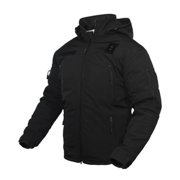 Куртка зимняя Полиция Vik-Tailor SoftShell Черная 50 - изображение 1