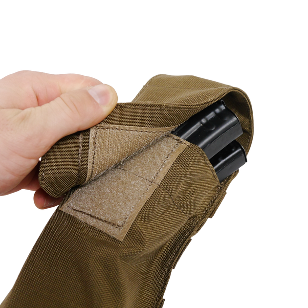 Тактический подсумок под 2 магазина Kiborg GU Double Mag Pouch Coyote - изображение 8