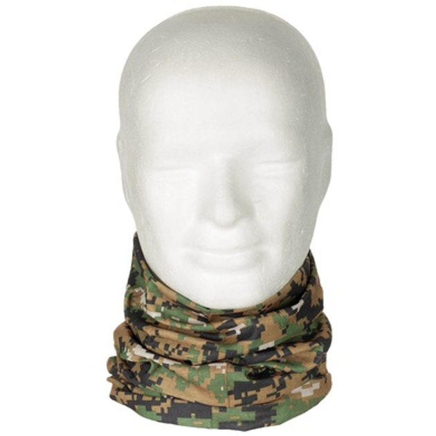 Баф камуфляжный MFH Neck Gaiter Digital Woodland - изображение 1