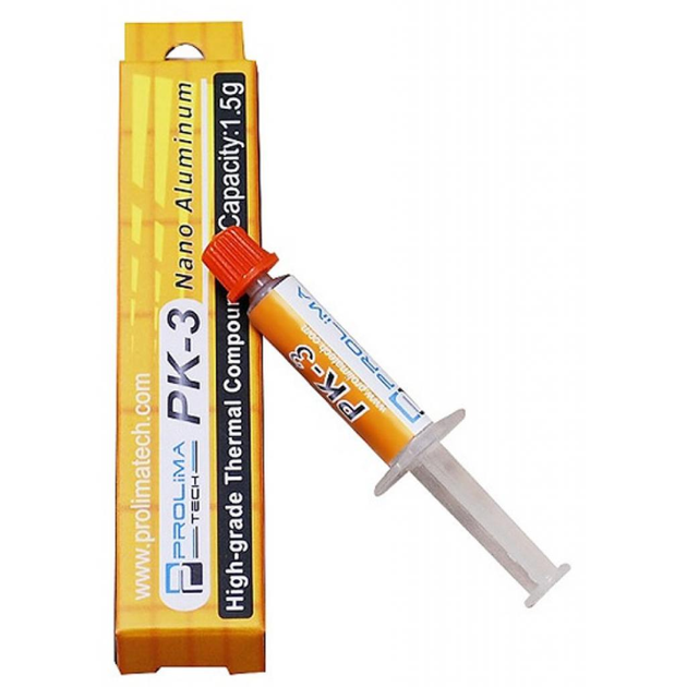 Термопаста Prolimatech PK-3 Nano Aluminium 1.5g (PNA-PK-3-1.5) – фото ...