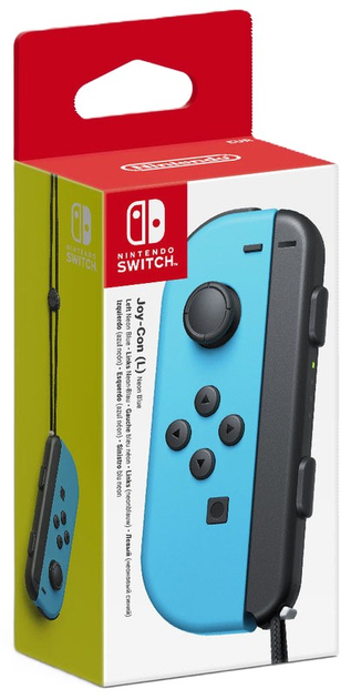 Контролер Nintendo Switch Joy-Con лівий Неоновий синій (0045496431389) - зображення 2