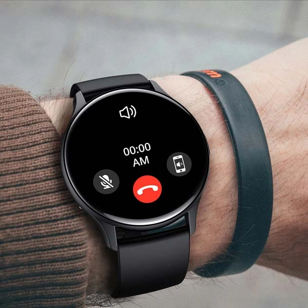 Смарт-годинник XO J5 AMOLED Smart Watch Track, HeartRate, IP67 інтелектуальний спортивний годинник виклику Чорний - изображение 4