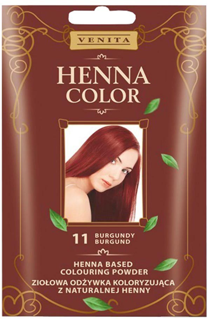 Odżywka Venita Henna Color ziołowa koloryzująca z naturalnej henny 11 Burgund (5902101710923) - obraz 1
