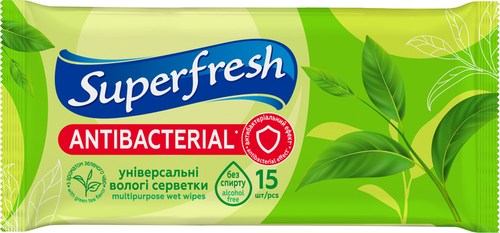 ROZETKA | Упаковка влажных салфеток Superfresh антибактериальных Green ...