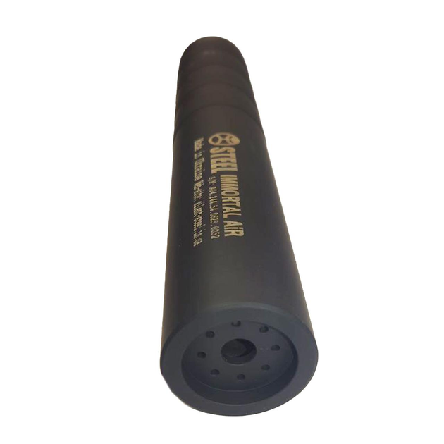 Глушник Steel IMMORTAL AIR для калібру 5.45 різьблення 24*1.5. Колір: Чорний, ST011.000.000-34 - зображення 2