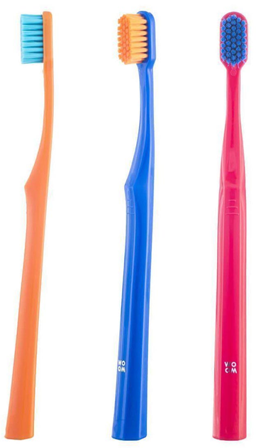 Набір зубних щіток Woom 6500 Ultra Soft Toothbrush з м'якими щетинками 3 шт (4751033920709) - зображення 1
