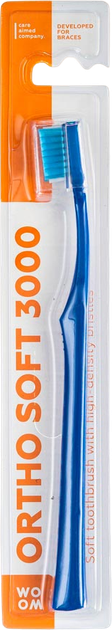 Szczoteczka do zębów Woom Ortho Soft 3000 Toothbrush ortodontyczna (4751033921096) - obraz 1