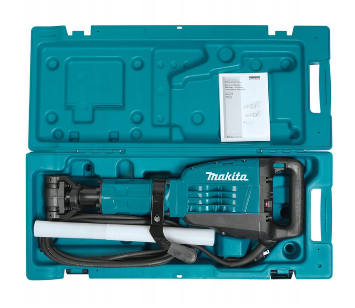 Молоток отбойный сетевой Makita HM1307CB (23.6 Дж, 730-1450 мин-1, 1510 Вт, HEX 28.6 мм, 17.3 кг) - Фото 4 Молоток отбойный сетевой Makita HM1307CB (23.6 Дж, 730-1450 мин-1, 1510 Вт, HEX 28.6 мм, 17.3 кг) - изображение 4